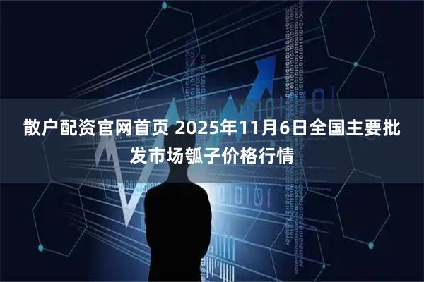 散户配资官网首页 2025年11月6日全国主要批发市场瓠子价格行情